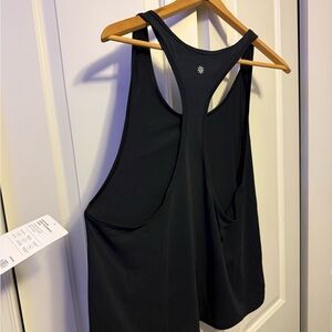 Athleta Black Racerback Tank Top
